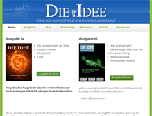 Tablet Screenshot of dieideen.com